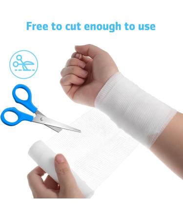 Buy Healeved 24 Individually Wrapped Gauze Rolls - Flexible Fabric Medical Bandages for First Aid | International Shipping - Buy Online on GoSupps.com