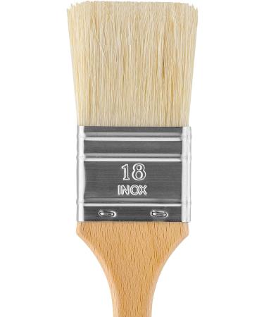 Escoda Clasico 2360 Flat Mottler Brush | Size 18 Chungking Hog Bristle for Oil & Acrylic Painting - Buy Online on GoSupps.com