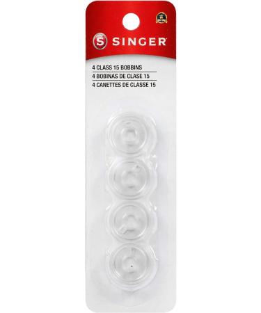 Singer Class 15 Transparent Bobbins - 4 Count, 1 Pack - Buy Online on GoSupps.com
