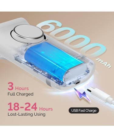 MelodySusie Portable Clip-On Rechargeable Nail Drill with Tilted Display Design SM320G 35000RPM High-Efficiency E-File - White - Buy Online on GoSupps.com