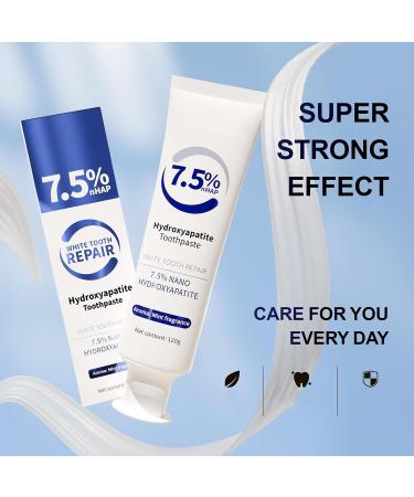 Hydroxyapatite Toothpaste 2 Pack for Enamel Protection Hydroxyapatite Toothpaste for Enamel Protection with Sweet Mint (SP-6/2 pcs) - Buy Online on GoSupps.com