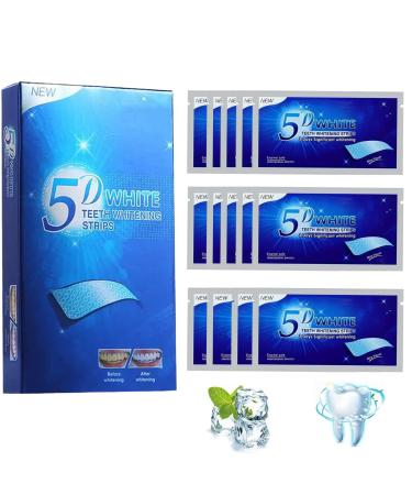 Tooth whitening bleaching 28 Teeth Whitening Strips lightening quickly bleaching for teeth non-sensitive formula bleaching stripes helps to remove smoking/coffee/soda/wine stains