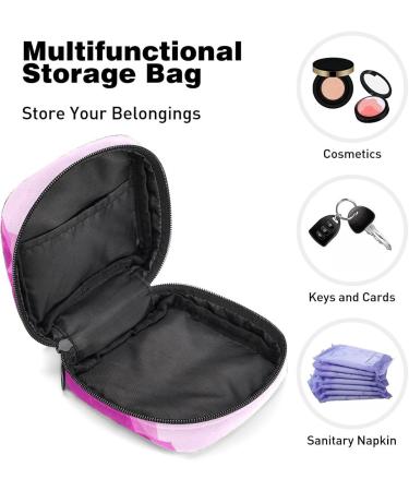 Women's Portable Period Kit - Bonds Storage Pockets Holder in Sunset Pattern | Feminine Product Bag for Girls - Buy Online on GoSupps.com