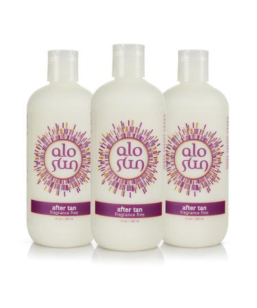Alosun AfterTan Fragrance Free Moisturizer | Hydrating Aloe Vera & Vitamin E Lotion for Face & Body - 12oz - Buy Online on GoSupps.com