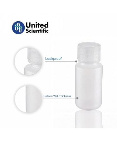 Buy United Scientific Leak Proof Travel Bottles - TSA Approved 3 Oz Toiletry Bottles Clear Pack of 6 for Travel Shampoo & More - Buy Online on GoSupps.com