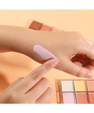  Kaxenig Cream Concealer in a Pot 12 Shades Concealer Cream Makeup Palette Concealer Makeup Supplies for Women Teens and Family - Buy Online on GoSupps.com