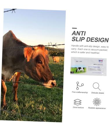 GLEAVI 2 Pcs Pregnant Tester Pregnancy Test Strip for Cow Sheep Pregnancy Test Strip Farm Animal Plastic Whitex2pcs 13X6.2X1cmx2pcs - Buy Online on GoSupps.com