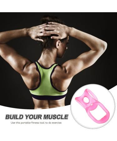 Toddmomy Elastic Pull Rope - Figure 8 Silicone Resistance Band for Yoga & Fitness | Medium Tension Drawstring Puller - Pink - International Shipping Available - Buy Online on GoSupps.com