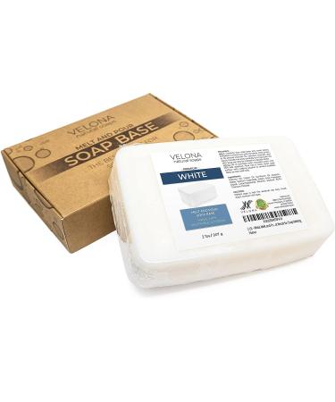 Velona 2 LB White Melt and Pour SLS/SLES Free Soap Base - Natural Bars for Soap-Making - Buy Online on GoSupps.com