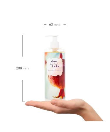 100% PURE Glossy Locks Shampoo - Hydrating & Detoxifying Hair Wash with Avocado Butter & Seaweed Collagen - Vegan Care for Dull & Damaged Hair - 13.5 Fl Oz - Buy Online on GoSupps.com
