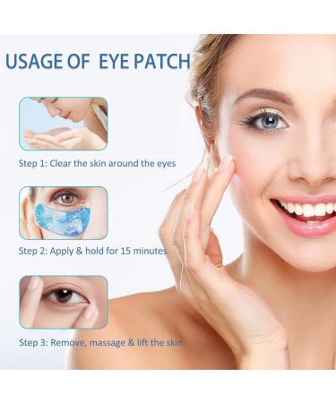 12 Pairs Under Eye Patches - Collagen Eye Masks for Dark Circles & Puffiness | Travel Size Solution for Wrinkles & Eye Bags - Buy Online on GoSupps.com