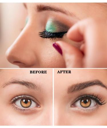 Magnetic Reusable False Eyelashes Set - 4 Pairs Natural Look 3D Effect | Waterproof, No Eyeliner Needed | Includes Applicator | Dark - Buy Online on GoSupps.com