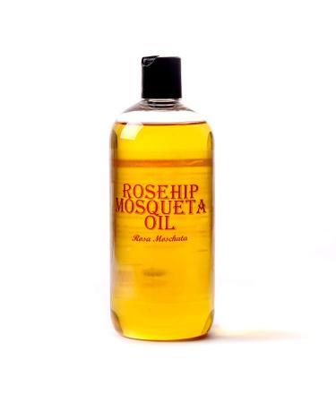 Mystic Moments | Rosehip Mosqueta Carrier Oil - 1 Litre - Pure & Natural Oil Perfect for Hair Face Nails Aromatherapy Massage and Oil Dilution Vegan GMO Free