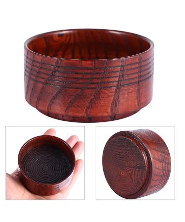 Natural Shaving Soap Cream in Wooden Bowl - Premium Men's Shaving Tool for Razor & Cleansing Foam - Buy Online on GoSupps.com