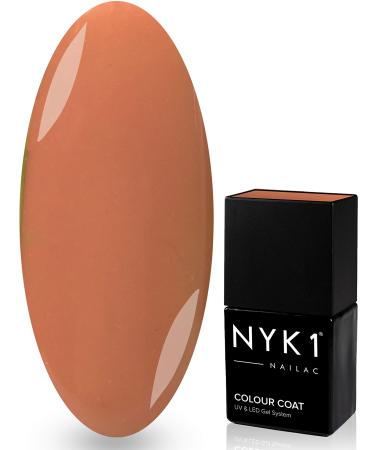 NYK1 NAILAC - COCOA - Professional Gel Nail Polish - UV and LED Drying - Quick Soak Off Gel Polish 10ml - Over 100 Gel Nail Polish Nailac Colours to Choose From!