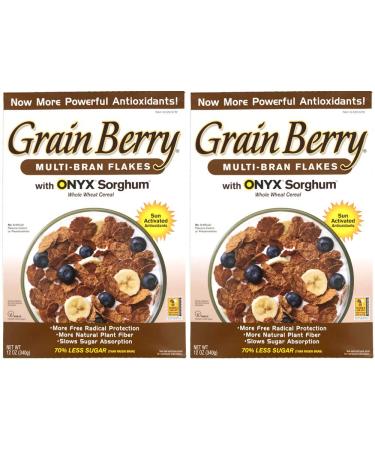 Grain Berry Multi-Bran Flakes w/ONYX Sorghum - 2 Pack (24 Oz / 680g total)2 - Buy Online on GoSupps.com