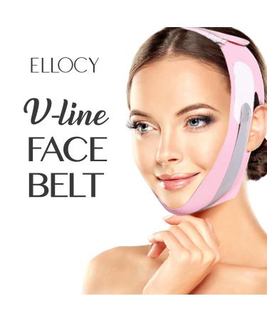 ELLOCY V Line Face Toning Belt - Reusable Facial Strap for Wrinkle Reduction and Sagging Face Stimulations - Buy Online on GoSupps.com
