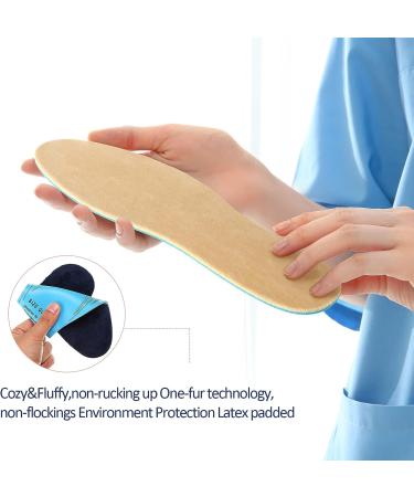 Breathable Double-Layer Latex Foam Insoles - 6 Pairs for Men 7-11, Women 2-8 (Simple Colors) - Buy Online on GoSupps.com
