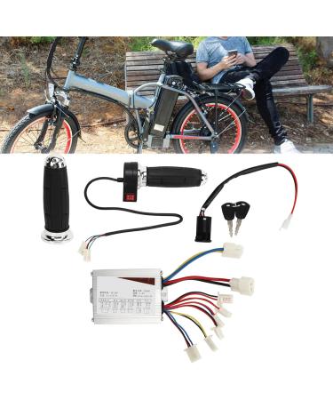 SPYMINNPOO 36V 500W Ebike Motor Controller Kit - Brushless Electric Bicycle Controller with Universal Throttle Grip & Ignition Switch - Buy Online on GoSupps.com