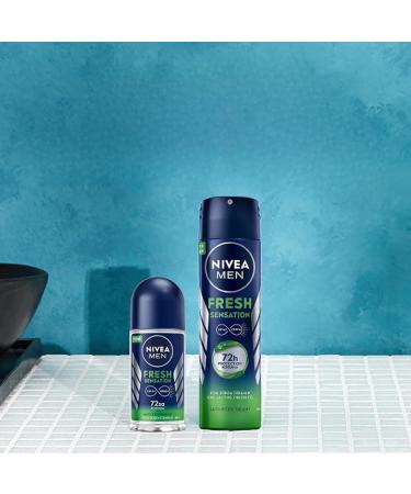 Buy Nivea Men Fresh Sensation Deodorant Roll-On 1.7 fl oz - Long-lasting Freshness Worldwide Shipping - Buy Online on GoSupps.com