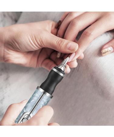 Electric Nail File with 5 Replaceable Head 20000rpm 4 Speeds 500mAh Micro USB Portable Low Noise Manicure Pedicure Polishing Grinding Electric Nail Files - Buy Online on GoSupps.com
