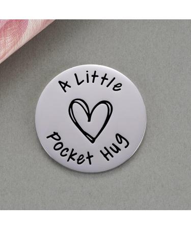 Little Pocket Hug Token - You Are Enough | Positive Affirmation Gift | Inspirational Mental Health & Self Love Reminder (Silver) - Buy Online on GoSupps.com