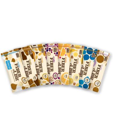 Nugo Fiber d'Lish Chocolate Brownie - 12g High Fiber Vegan Bars - 150 Calories - 16 Count - Buy Online on GoSupps.com