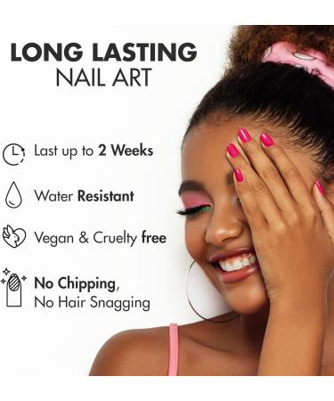 MOYOU LONDON Gel Nail Strips 20 Pc + Free UV Lamp | Easy Apply & Remove for Salon-Quality Manicure -sashaniegraynails 01 - Buy Online on GoSupps.com