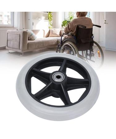 Wheelchair Wheels 6in Solid Wheel Stable Operation 608ZZ Bearing Wear Resistant for Rollators for Walkers - Buy Online on GoSupps.com