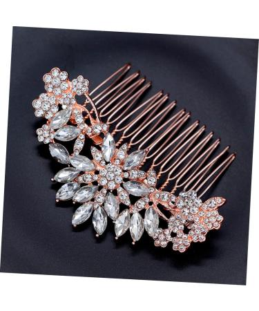 DOITOOL 1pc Hair Accessory for Women Womens Hair Clips Hair Combs Rhinestone Bridal Side Combs Womens Barrettes for Hair Bridal Haircombs Wedding Hair Bride Accessories Simple - Buy Online on GoSupps.com