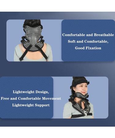 SFKLYU Cervical Rehabilitation Brace - Adjustable Head Neck Chest Orthosis | Breathable & Supportive Design for Decompression - Buy Online on GoSupps.com