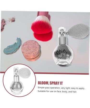 MUSISALY 1pc Spray Glitter Powder Spray Bottle Glitter Spray for Hair Sprayer Bottle White Plastic 7x5.5cm White - Buy Online on GoSupps.com