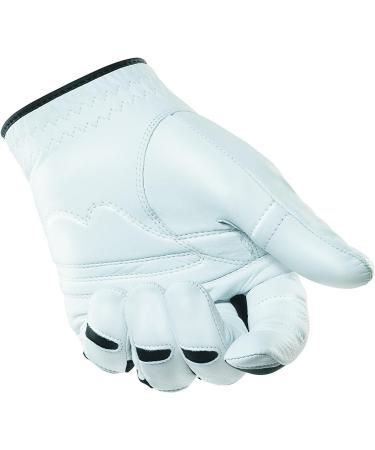 Men's BIONIC StableGrip Golf Glove - Natural Fit Technology - Genuine Cabretta Leather - White (Large) - Buy Online on GoSupps.com