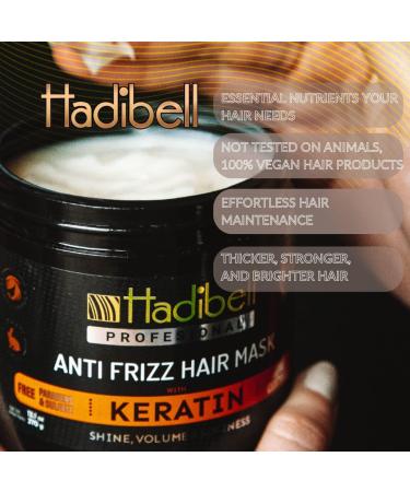 Keratin Hair Treatment & Mask for Damaged Hair - Anti Frizz Serum & Deep Conditioning - Salon Quality 13 oz - Buy Online on GoSupps.com