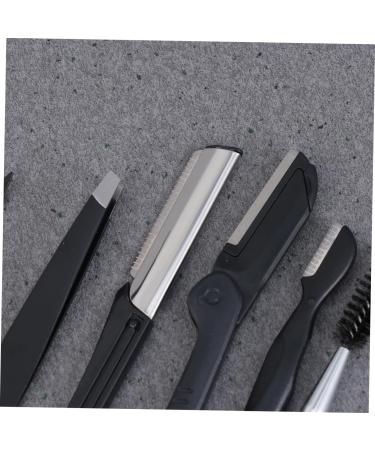 Beavorty Eyebrow Trimming Set - Eyebrow Comb & Scissors | 19x9cm | Black | International Shipping Available - Buy Online on GoSupps.com