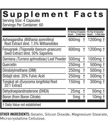 Alpha JYM X - Advanced Hormone Optimization Supplement | Vitality Boost with DHEA Ashwagandha and More | 240 Vegetarian Capsules for Optimal Health - Buy Online on GoSupps.com