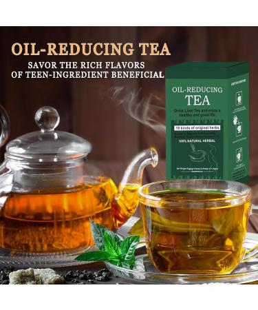 Oil-Reducing Tea 10 Herbal with Excellent Formula Oil Cleansing Tea for Liver Herbal Chinese Tea For Liver Oil-Reducing Tea Herbal Chinese Tea (3Box) - Buy Online on GoSupps.com