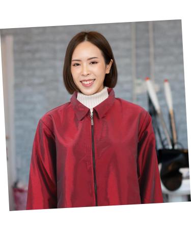 HONMEET Hairstylist Work Clothes Barber Apron Grooming Clothing Dog Grooming Uniform Pet Grooming Work Clothes Grooming Apron Dog Grooming Apparel Pet Grooming Workwear Nylon Polyester Red 90.00X43.00X0.50CM - Buy Online on GoSupps.com