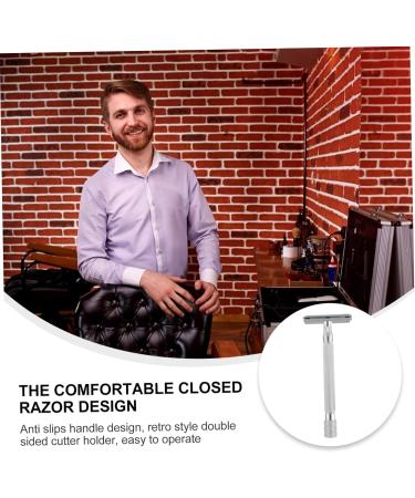 Rustproof Double Razor - 3-Pack Aluminum Alloy Traditional Beard Razors | Ideal for Smooth Shaving - Buy Online on GoSupps.com