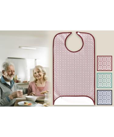 Castejo Esslatz Adult Bibs & Feeders - Waterproof Velcro Snap & No-Crumbs Options for Easy Dining | International Shipping - Buy Online on GoSupps.com