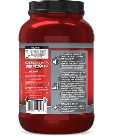 MYOGENIX Aftershock Post Workout Muscle Growth Whey Protein Powder Anabolic Whey Protein and Mass Building Carbohydrates - 48.14 Oz - Buy Online on GoSupps.com