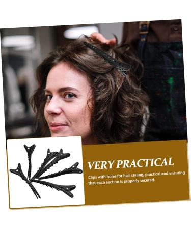 CANIGHT 6pcs Hair Styling Clips Hair Catch Clip Hair Clips for Barbers Barber Grips Hairdresser Clips Abs - Buy Online on GoSupps.com