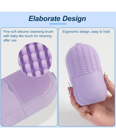 TaShow Ice Roller for Face - 2 Pack Silicone Massage Cube & Ice Mold for Brightening Pore Shrinking (Green & Purple) - International Shipping Available - Buy Online on GoSupps.com