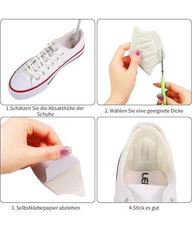 Metagio 7 Pairs Heel Cushions - Self-Adhesive Shoe Inserts for Men & Women Anti-Bubble Protection & Non-Slip Comfort for Oversized Shoes - Buy Online on GoSupps.com