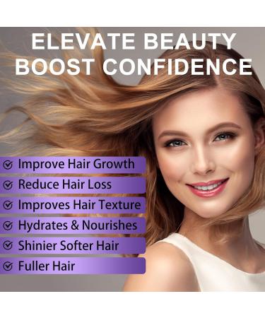 GIFBEA Organic Black Rice Water Hair Growth Serum Spray - Rosemary Scent Biotin & Castor Oil 5 Fl Oz - For All Hair Types - Hair Loss Treatment - Buy Online on GoSupps.com