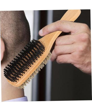 Beavorty Double-Sided Beard Brush & Cosmetics Kit | Men's Grooming Set | European Beech Comb Gift for Men | 23x5.8x4.5cm - Buy Online on GoSupps.com