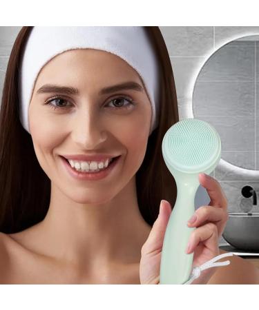 Facial Cleansing Brush 3Pcs Silicone Face Scrubber Handheld Face Brush with Hanging Rope Detachable Massaging Facial Brush Cleansing Appliances Brushes - Buy Online on GoSupps.com