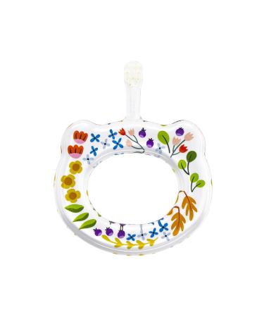 Baby Toothbrush Gift Set - Extra Soft & BPA Free for First Teeth | Easy Grasp Infant Toothbrush | Farm Animals & Wildflowers | Perfect Baby Registry Gift - Buy Online on GoSupps.com