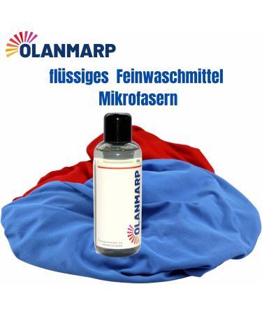 Olanmarp Delicate Detergent Concentrate Microfibre - Liquid Detergent for Hand Wash + Machine Wash (240 ml without Laundry Net) 240 ml (Pack of 1) Without laundry net - Buy Online on GoSupps.com