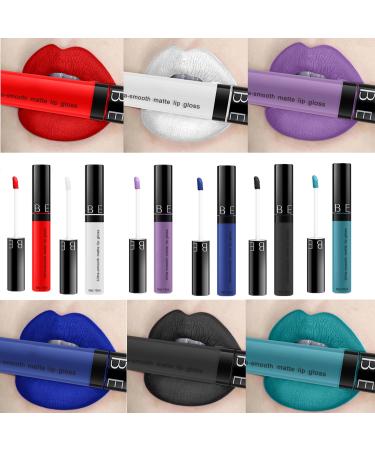 10-Color Matte Non-Stick Lip Glaze | Long-Lasting Lip Gloss & Lipstick - Buy Online on GoSupps.com